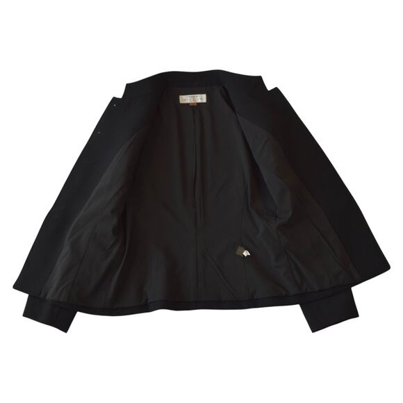 Tahari Black Petite Pantsuit Set Jacket & Pants Size 2P - Picture 5 of 10